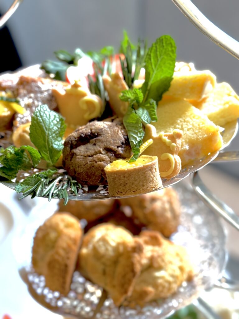 Beacon Hill Books Afternoon Tea pastry selection by Susu Aylward