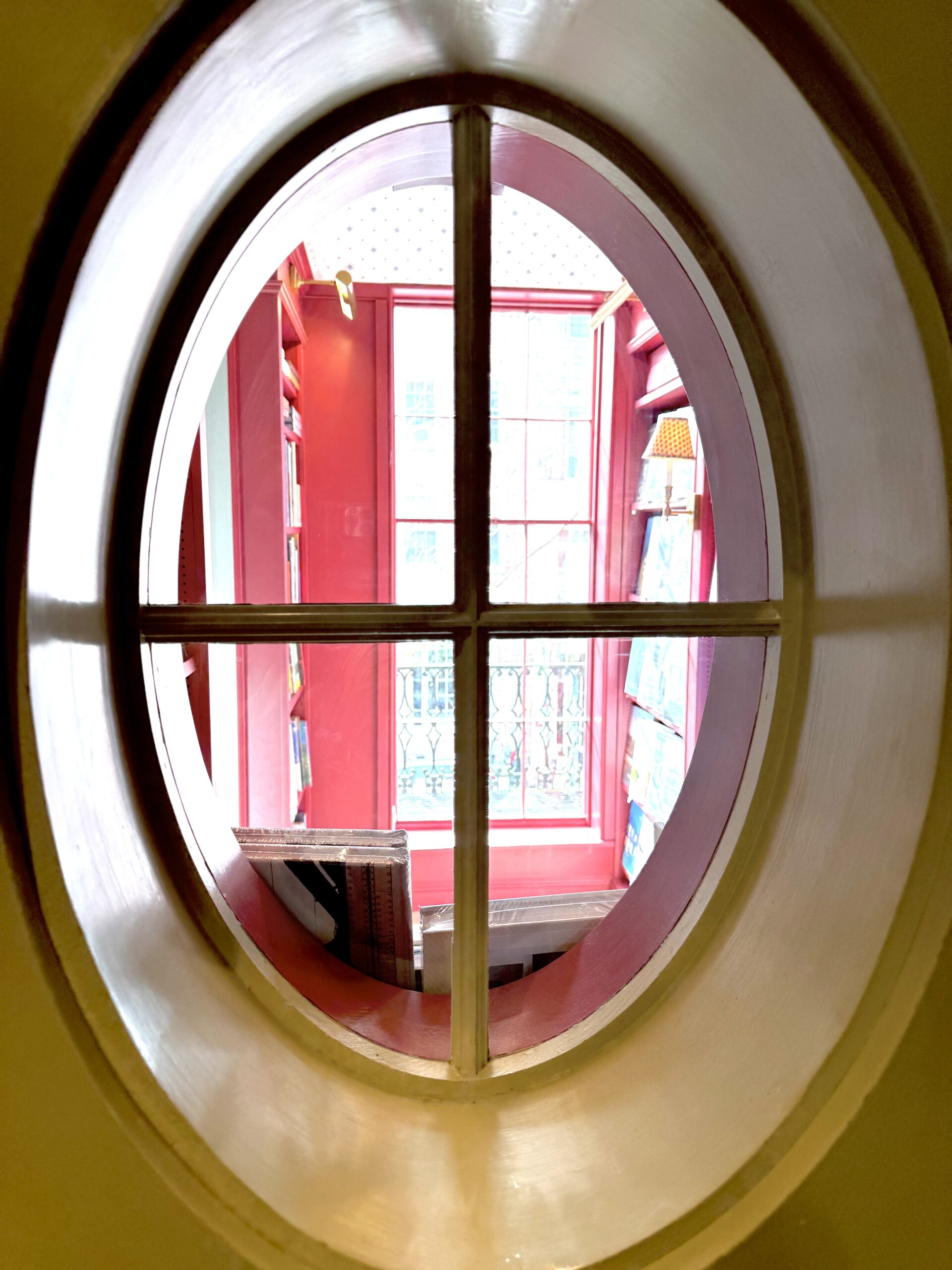 Window accessory at Beacon Hill Books & Cafe