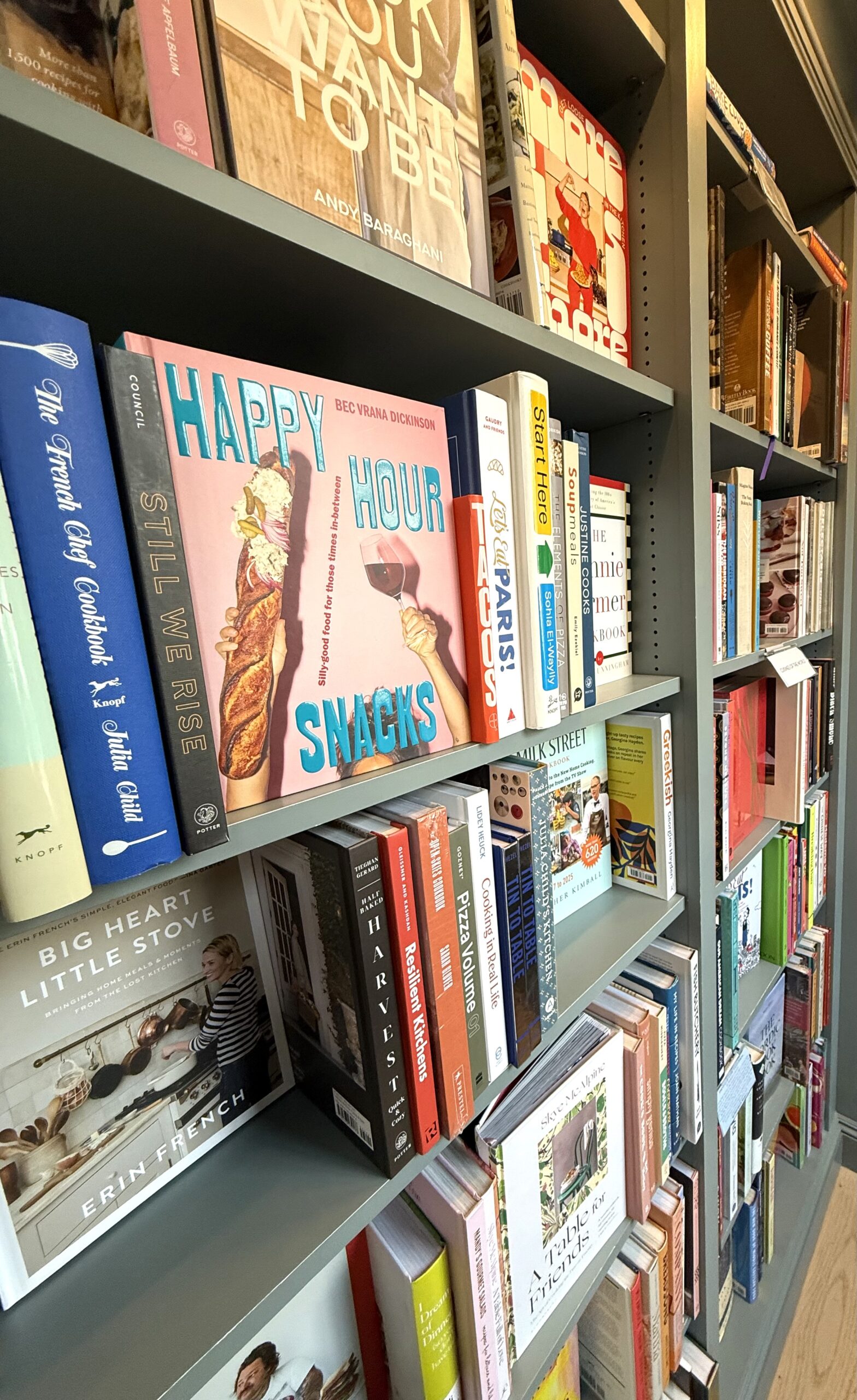 Cookbooks at Beacon Hill Books & Cafe