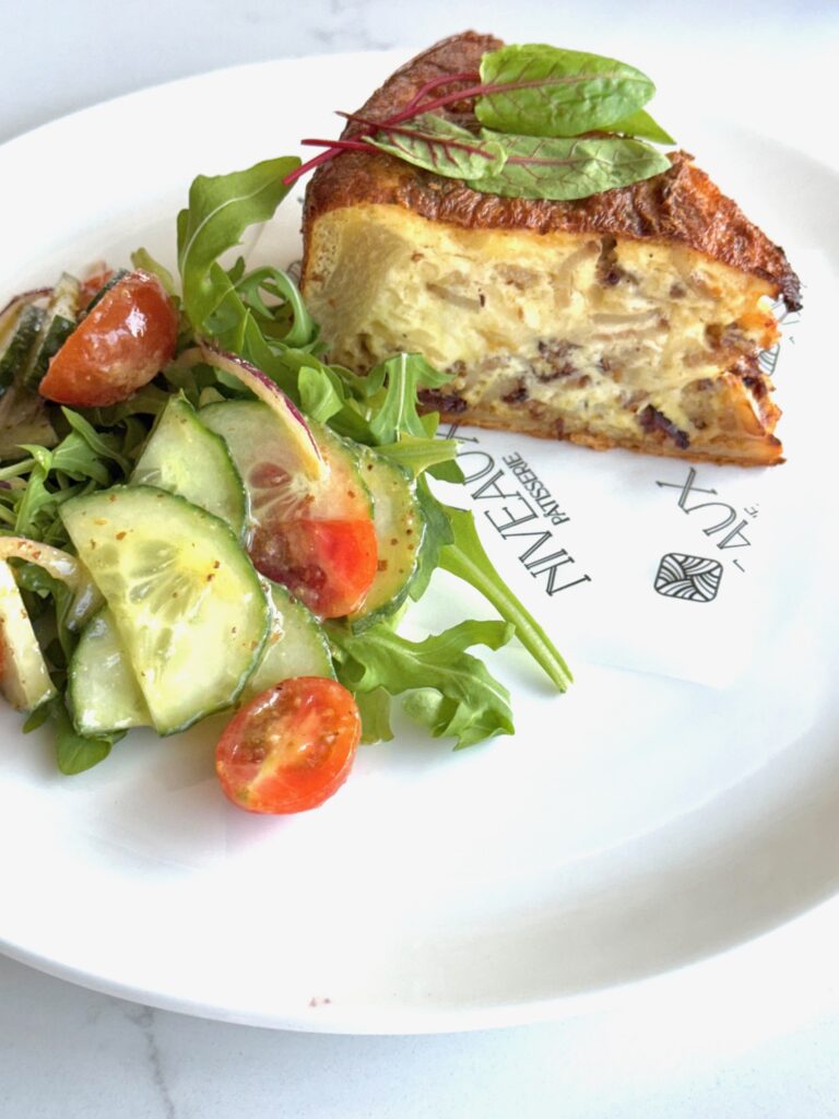 Quiche Lorraine at Niveaux Patisserie