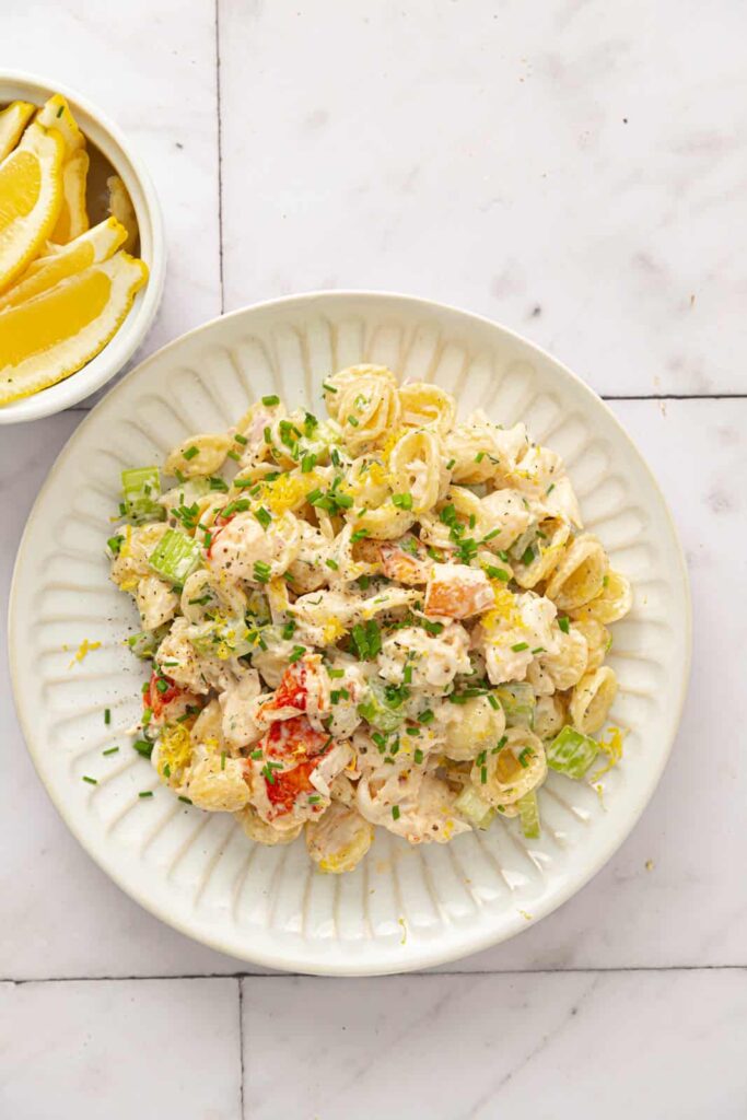 Seasoned & Salted Lobster Pasta Salad