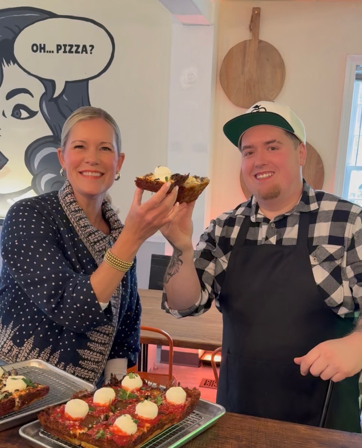 Courtney Doyle with Chef Mike Wisdom Courtney Doyle with Chef Mike Wisdom